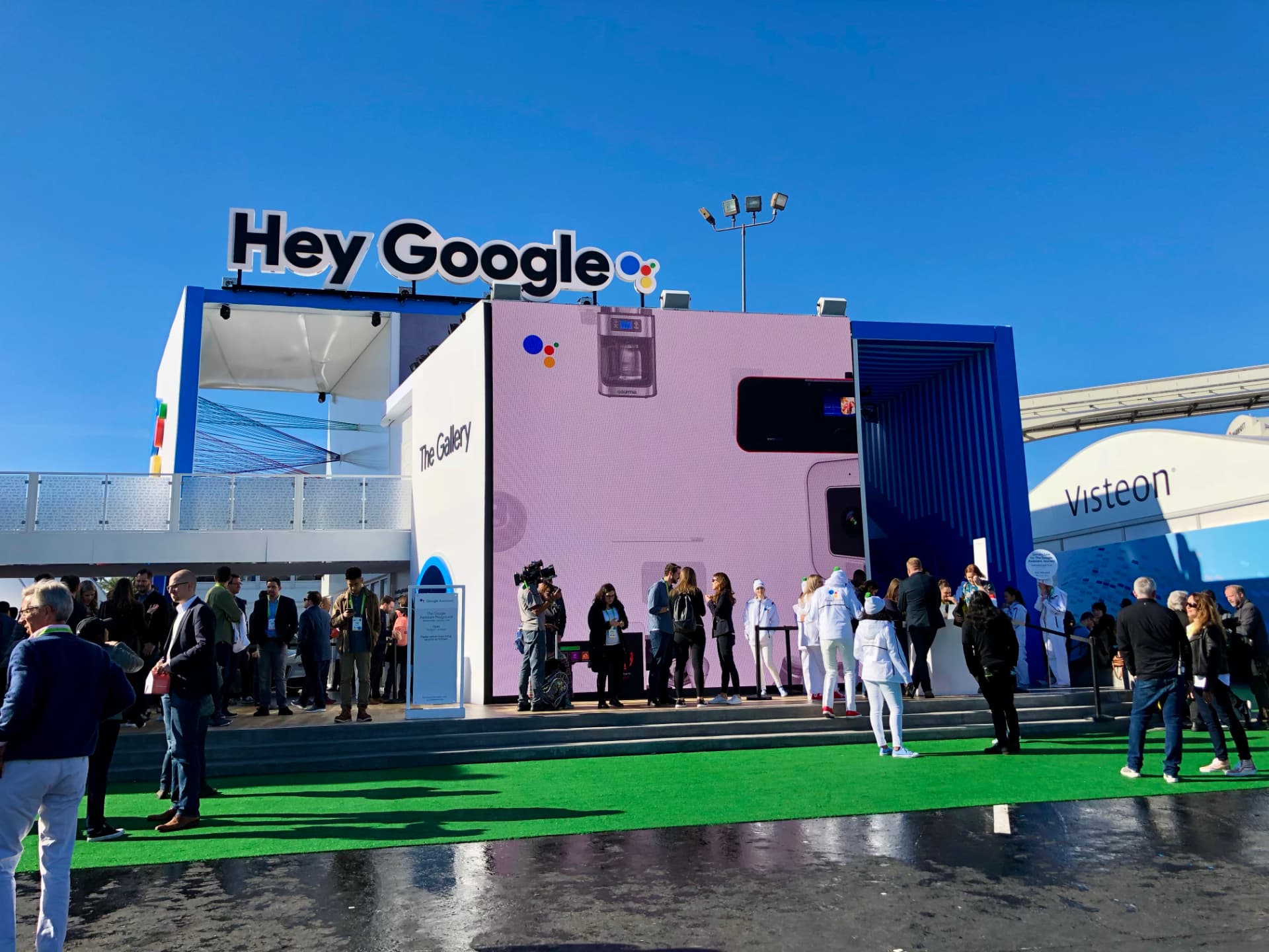 CES show floor