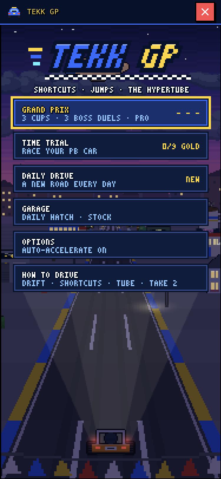 TEKK GP screenshot 1