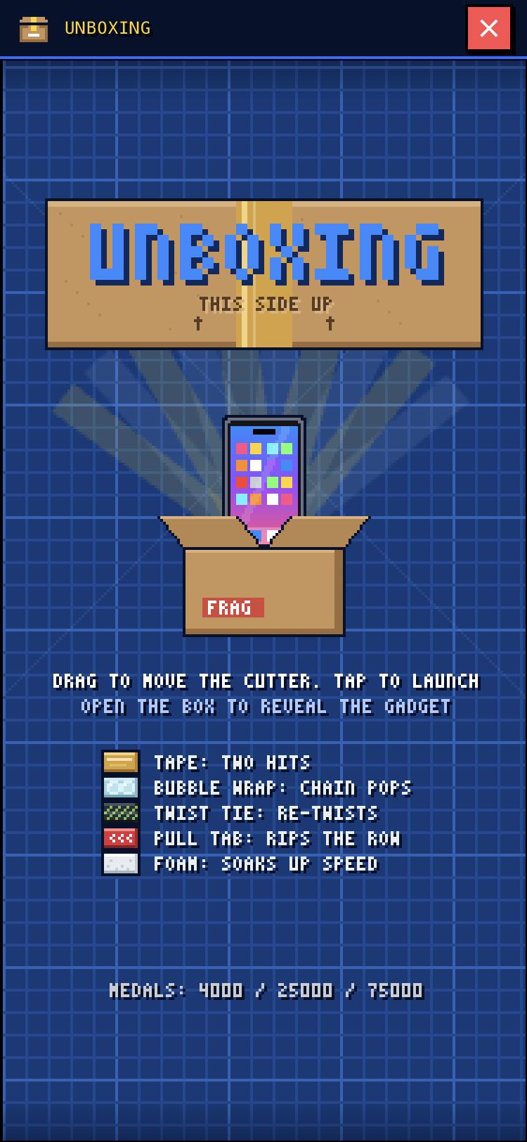 Unboxing screenshot 1